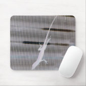 ウインドウスクリーン上のトカゲの陰影 マウスパッド (マウス)