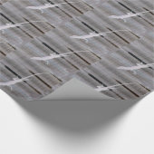 ウインドウスクリーン上のトカゲの陰影 ラッピングペーパー (角)