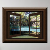 ウインドウビュフェイクーピープルリバーフットブリッジゼン ポスター (正面)