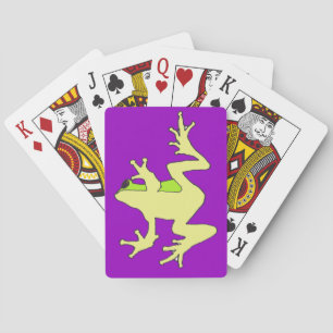 ウインドウ遊ガエルのカード トランプ