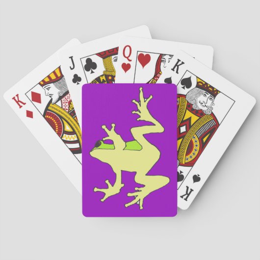 ウインドウ遊ガエルのカード トランプ (裏面)
