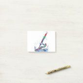 ウインドサーファー ポストイット (デスク上)