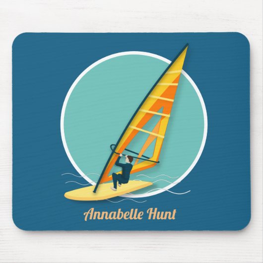 ウインドサーフィン用マウスパッド マウスパッド (正面)