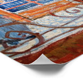 ウインドファンゴッホファインアートからポークブッチャーズショップ ポスター (角)