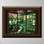 ウインドーフェイクビューピースバラガーデンリラックスズ ポスター (正面)