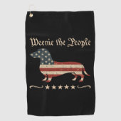 ウインナソーセージダシュント7月4日 ゴルフタオル (正面)