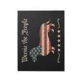 ウインナソーセージダシュント7月4日 ノートパッド (回転)