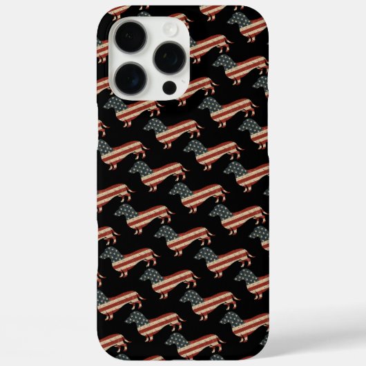 ウインナソーセージダシュント7月4日 Case-Mate iPhoneケース (裏面)
