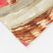 ウインナソーセージピーチ農家フリース フリースブランケット (角)