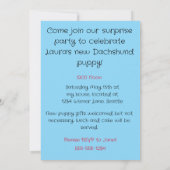 ウインナソーセージママダシュントパーティの招待状 招待状 (裏面)