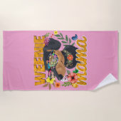 ウインナソーセージママダシュントビーチタオル ビーチタオル (正面)