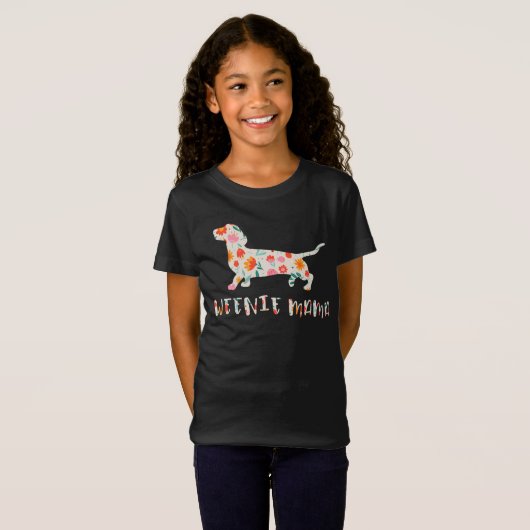 ウインナソーセージママダシュントフローラ Tシャツ (正面フル)