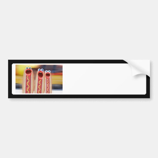 ウインナソーセージ バンパーステッカー (正面)