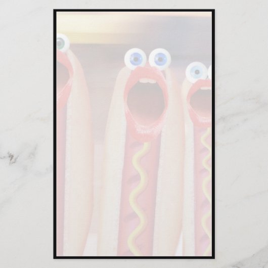 ウインナソーセージ 便箋 (正面)