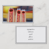 ウインナソーセージ 名刺 (正面/裏面)