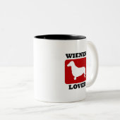 ウインナーの恋人 ツートーンマグカップ (正面右)