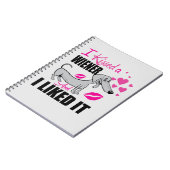 ウインナー犬のキス ノートブック (左側)