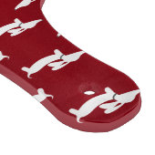 ウインナー犬の赤い台所まな板 カッティングボード (角)