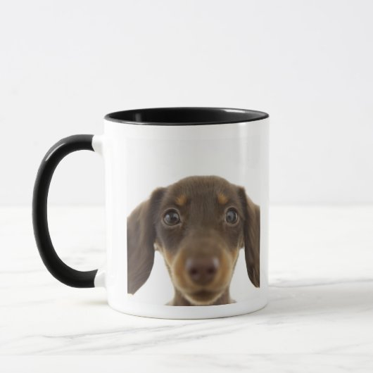 ウインナー犬(茶色) 2 マグカップ (左)