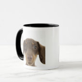 ウインナー犬(茶色) 2 マグカップ (正面左)