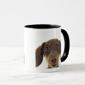 ウインナー犬(茶色) 2 マグカップ (正面右)