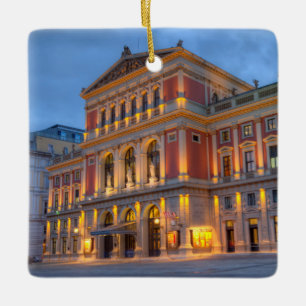 ウインナーMusikverein、ウィーン、オーストリアの大広間 セラミックオーナメント