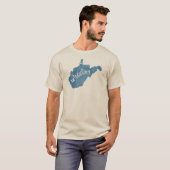 ウイーリング ウエストバージニア ウッドグレイン Tシャツ (正面フル)
