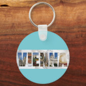 ウイーンオーストリアオーストリア都市旅行写真 キーホルダー (正面)