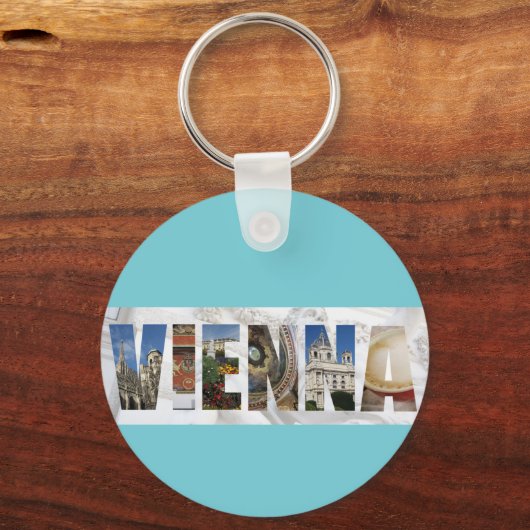 ウイーンオーストリアオーストリア都市旅行写真 キーホルダー (正面)