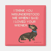 ウイーン犬 マグネット (正面)