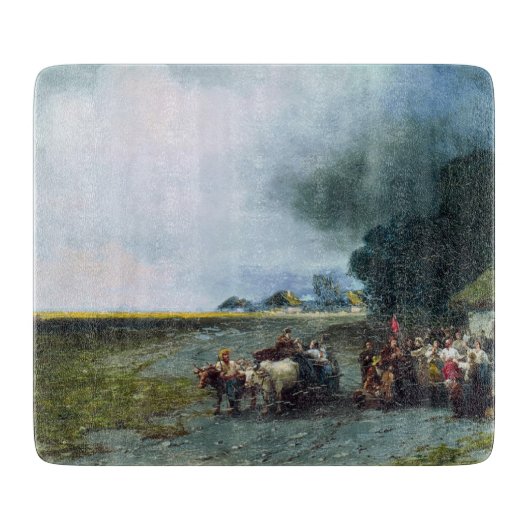 ウイ伝統的クラ結婚イナ語(ウクライナ) (結婚) カッティングボード (正面)