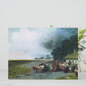 ウイ伝統的クラ結婚イナ語（ウクライナ） （結婚） カード (スタンド正面)