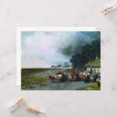 ウイ伝統的クラ結婚イナ語（ウクライナ） （結婚） カード (正面/裏面インサイチュ)