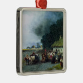 ウイ伝統的クラ結婚イナ語(ウクライナ) (結婚) メタルオーナメント (右)