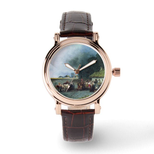 ウイ伝統的クラ結婚イナ語（ウクライナ） （結婚） 腕時計 (正面)