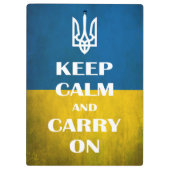 ウイ保ランのエンブレムトライデント クリップボード (裏面)