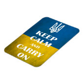 ウイ保ランのエンブレムトリデントに落ち着いて マグネット (左側)