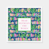 ウイ名門私立校風のン読ズ本倶楽部の間 スタンダードカクテルナプキン (正面)