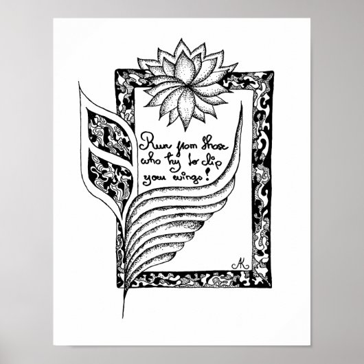 ウイ走ンを切り取ろうとする人々からの引用文 ポスター (正面)