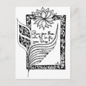 ウイ走ンを切り取ろうとする人々からの引用文 ポストカード (正面)