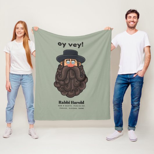 ウイ・ヴィー!RABBIがおもしろい一時化 フリースブランケット (インサイチュ)