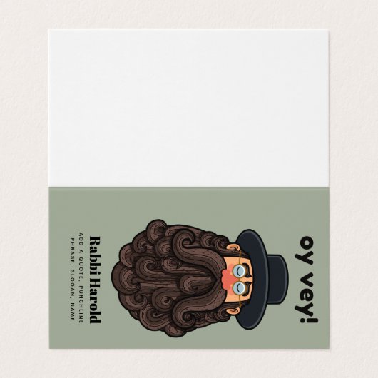 ウイ・ヴィー!RABBIがおもしろい一時化 名刺 (外部フラット)