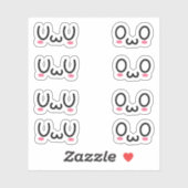 ウウとウウカスタムのカットのビニール シール (シート)