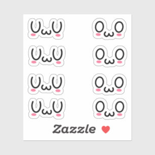 ウウとウウカスタムのカットのビニール シール