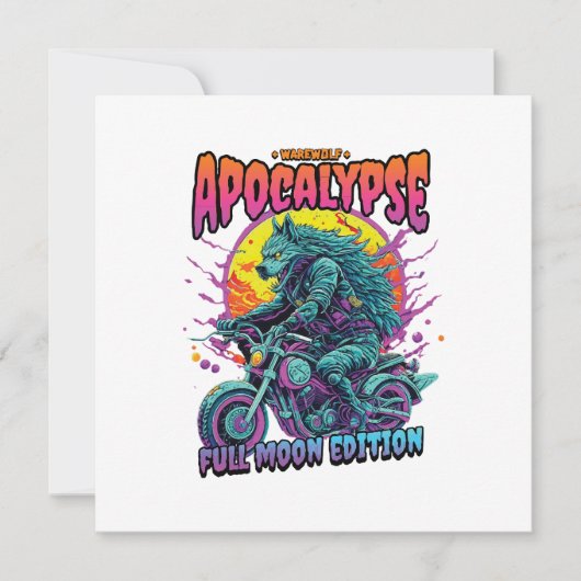 ウェアウルフの黙示録 招待状 (正面)