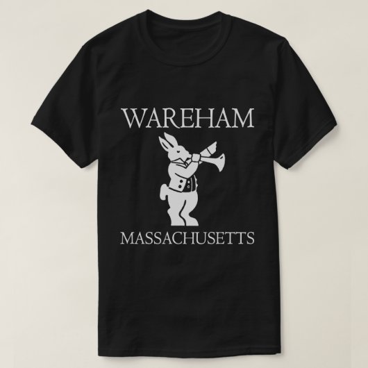 ウェアハムホワイトラビットティー Tシャツ (デザイン正面)