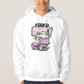 ウェアラブルユニセックススワッグ男性へフード付きスウェットシャツ/女性 パーカ (正面)