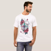 ウェアラブルラブ:究極のカップルのティー Tシャツ (正面フル)