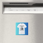 ウェアラブルAI Tシャツプロトタイプ マグネット (インサイチュ (食洗機))