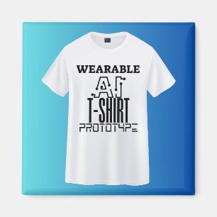 ウェアラブルAI Tシャツプロトタイプ マグネット